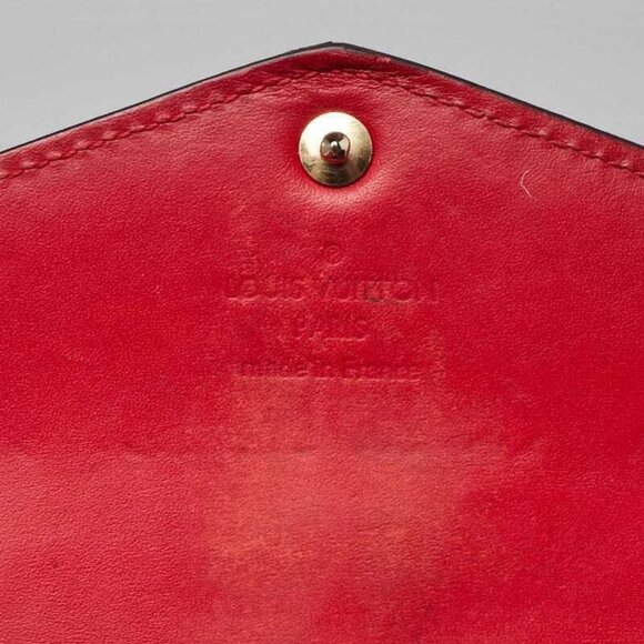 Louis Vuitton Cerise Monogram Vernis Sarah NM3 Wallet - Picture 7 of 11